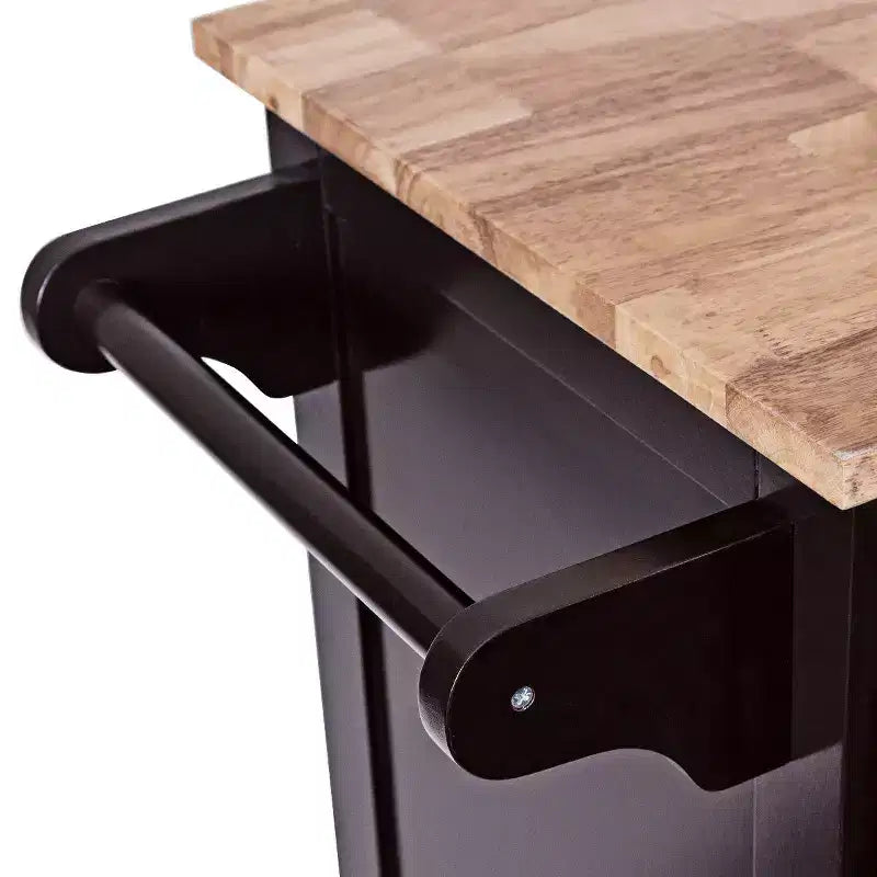 Costway Carrello da Cucina su Ruote, Isola, Carrello Portautensili con Armadietto per Carichi Pesanti
