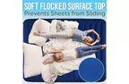 SereneLife EZ-Bed Inflatable Air Mattress with Frame - Luxury Self-Inflating Blow Up Guest Airbed Cot with Rolling Case
