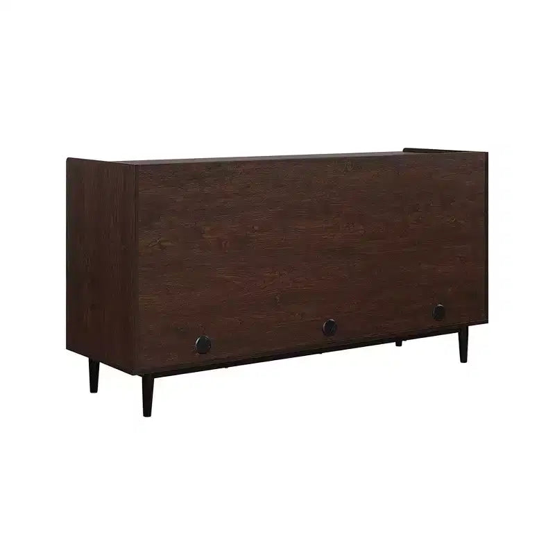 Duane 59.05 Modern 7 Shelf Ribbed Sideboard - Manhattan Comfort