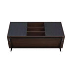 Duane 59.05 Modern 7 Shelf Ribbed Sideboard - Manhattan Comfort