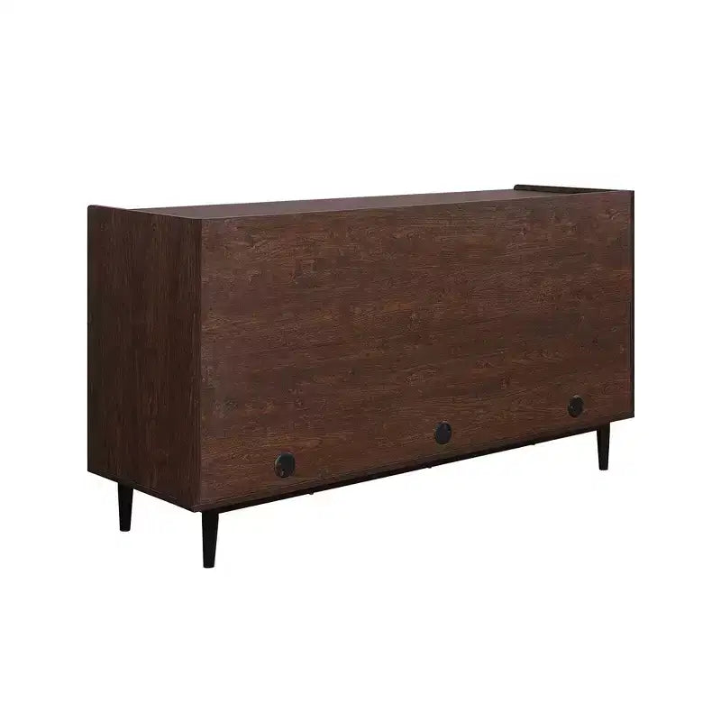 Duane 59.05 Modern 7 Shelf Ribbed Sideboard - Manhattan Comfort