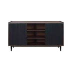 Duane 59.05 Modern 7 Shelf Ribbed Sideboard - Manhattan Comfort