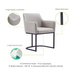 Set of 8 Serena Modern Leatherette Upholstered Dining Chair Set - Manhattan Comfort