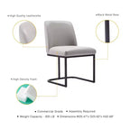 Set of 8 Serena Modern Leatherette Upholstered Dining Chair Set - Manhattan Comfort