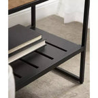 Kate and Laurel Malone Wood and Metal Side Table