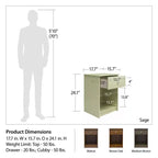 Ameriwood Home Ellwyn Nightstand with Drawer
