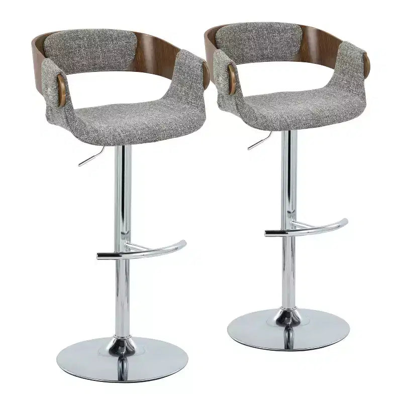 Set of 2 Elisa Adjustable Barstools - LumiSource