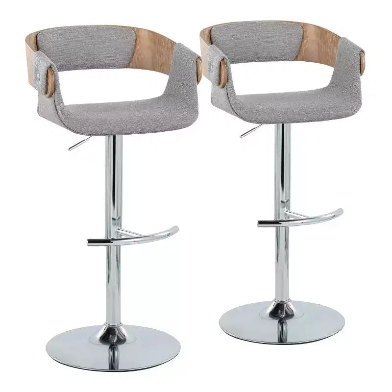Set of 2 Elisa Adjustable Barstools - LumiSource