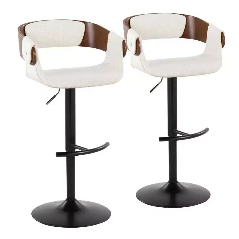 Set of 2 Elisa Adjustable Barstools - LumiSource