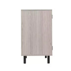Merrick Lane Bar and Sideboard with Storage Cabinet, Hanging Stemware Holders and Bottle Storage