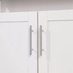 Emma and Oliver 40 Inch Buffet and Sideboard with Open Storage Shelf and Double Door Storage Cabinet