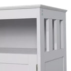 Emma and Oliver 40 Inch Buffet and Sideboard with Open Storage Shelf and Double Door Storage Cabinet