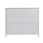 Emma and Oliver 40 Inch Buffet and Sideboard with Open Storage Shelf and Double Door Storage Cabinet