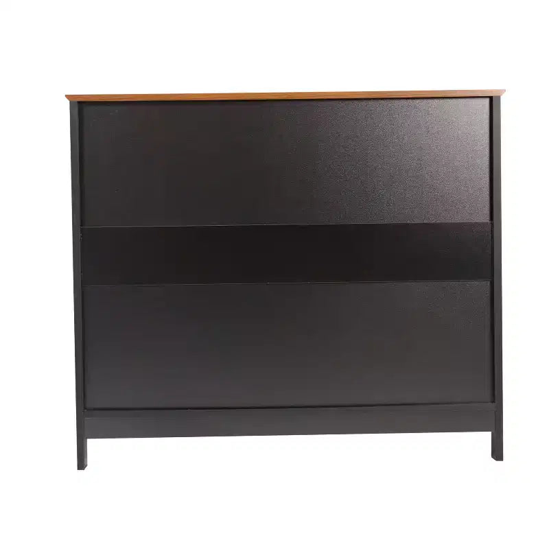 Emma and Oliver 40 Inch Buffet and Sideboard with Open Storage Shelf and Double Door Storage Cabinet