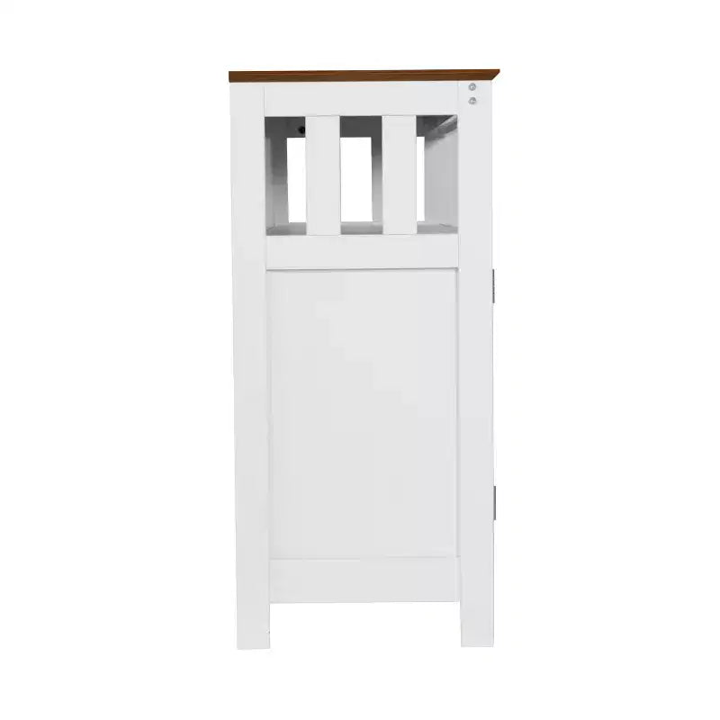 Emma and Oliver 40 Inch Buffet and Sideboard with Open Storage Shelf and Double Door Storage Cabinet