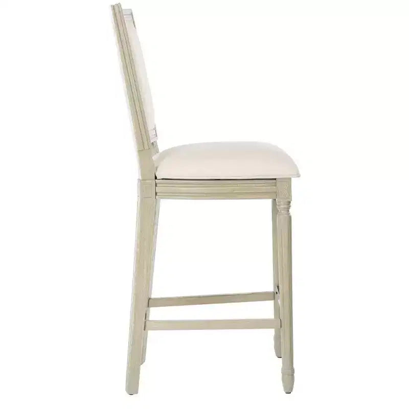 Buchanan Rectangle Bar Stool (Set Of 2) - FOX6246 - Safavieh Couture