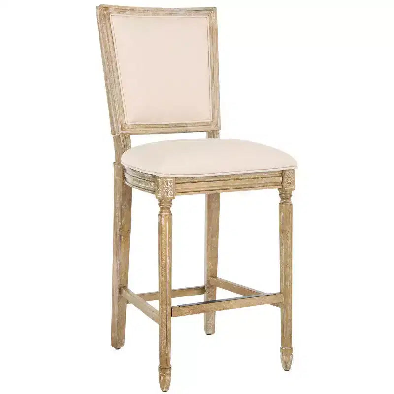 Buchanan Rectangle Bar Stool (Set Of 2) - FOX6246 - Safavieh Couture
