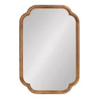 24x36 Glenby Scallop Wall Mirror - Kate & Laurel All Things Decor