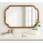 24x36 Glenby Scallop Wall Mirror - Kate & Laurel All Things Decor