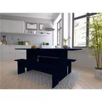 Set da pranzo Moderno Nomad 3pz 172.5cm - Manhattan Comfort