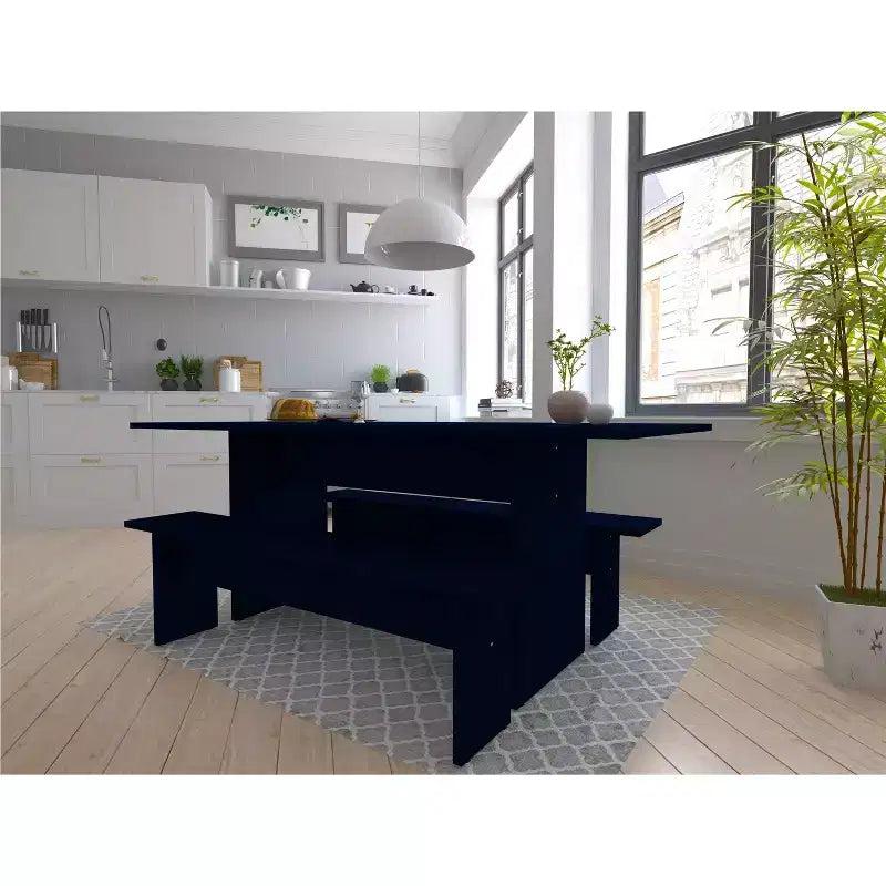 Set da pranzo Moderno Nomad 3pz 172.5cm - Manhattan Comfort