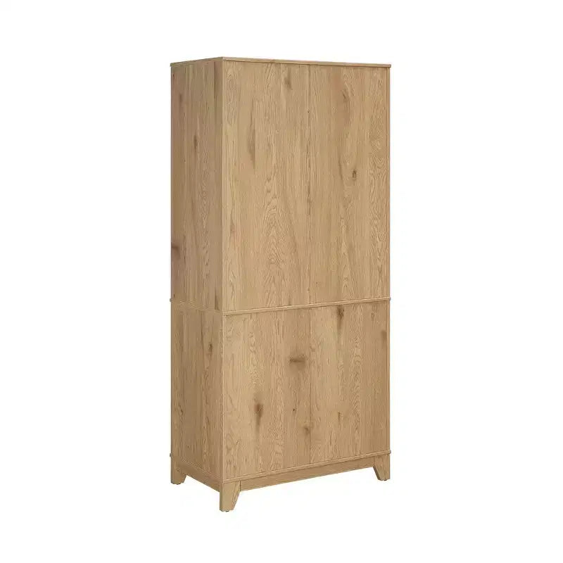 Sheridan Modern 7 Shelf Cane Bookcase - Manhattan Comfort