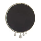 43x36 Aluminum Abstract Drip Wall Mirror with Melting Designed Frame - Olivia & May