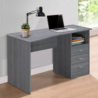 Scrivania per computer classica con cassetti multipli - Techni Mobili