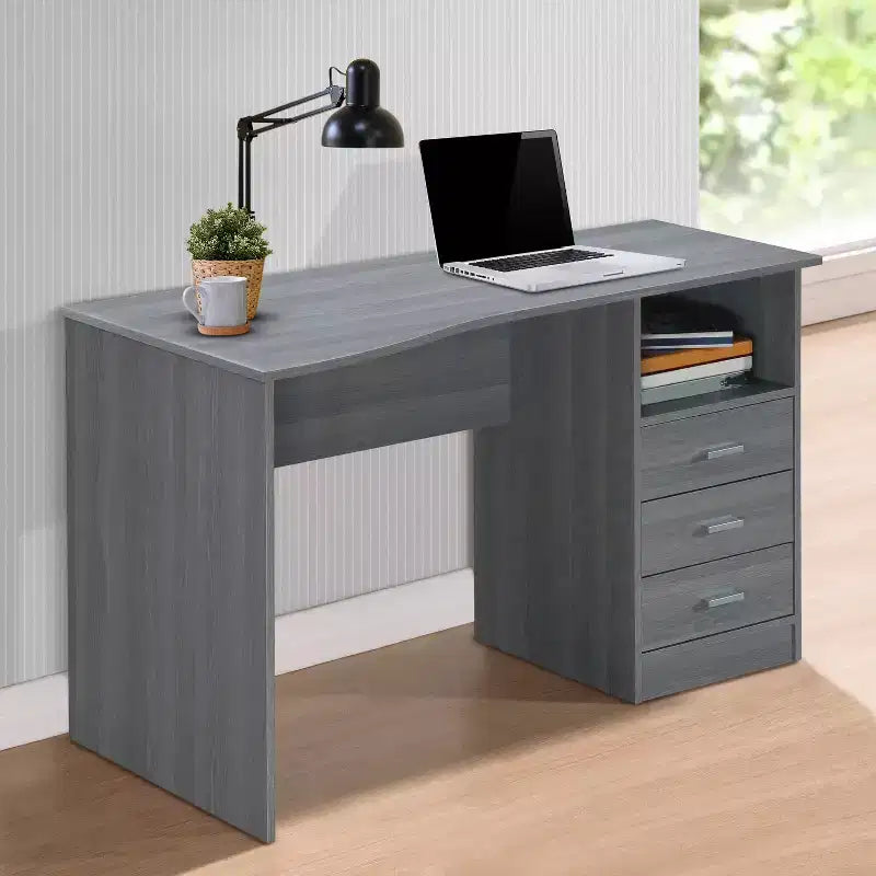Scrivania per computer classica con cassetti multipli - Techni Mobili