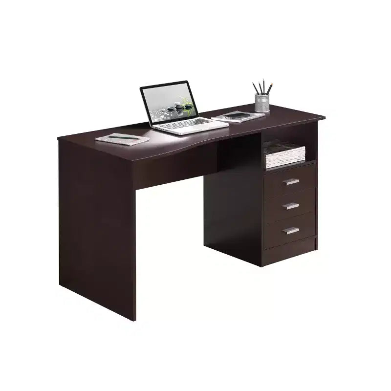 Scrivania per computer classica con cassetti multipli - Techni Mobili