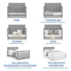 Delta Children Spencer 6-in-1 Convertible Crib