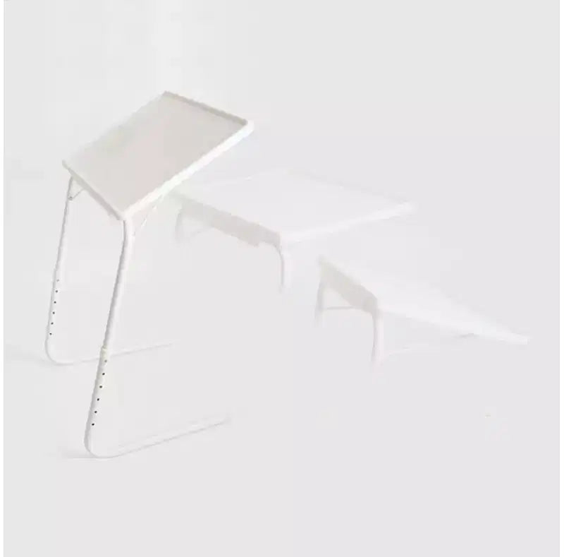 Lexi Home My Comfy TV Table Mate Regolabile Pieghevole - Bianco