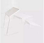 Lexi Home My Comfy TV Table Mate Regolabile Pieghevole - Bianco