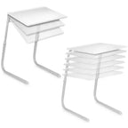 Lexi Home My Comfy TV Table Mate Regolabile Pieghevole - Bianco
