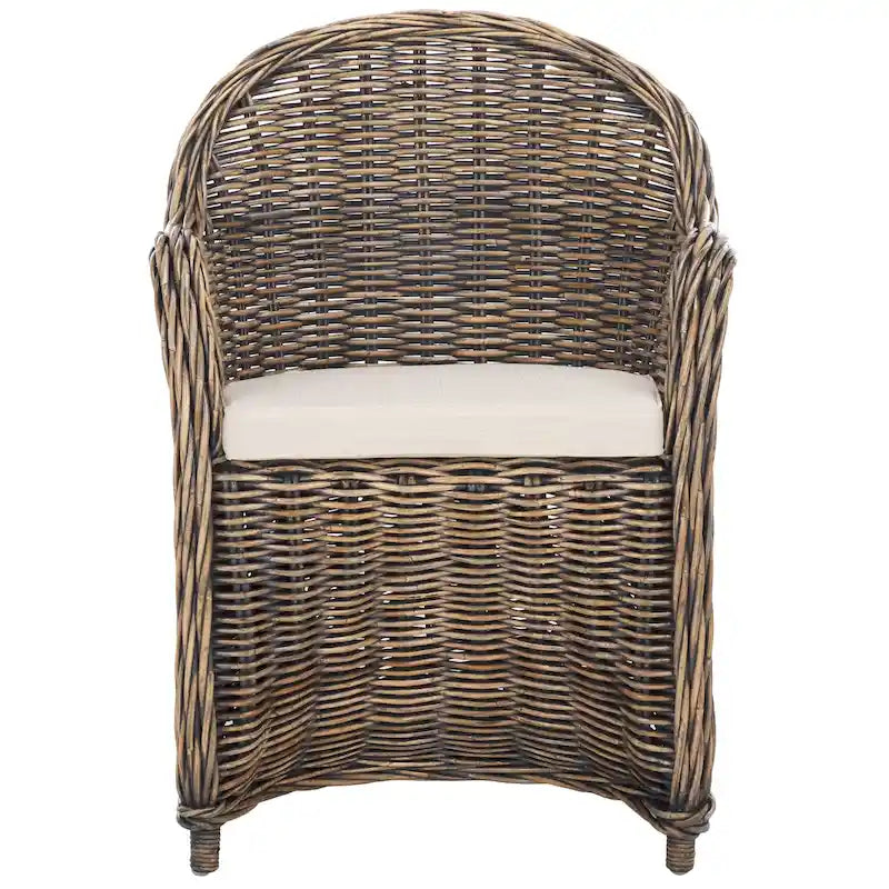 SAFAVIEH Sinja Poltroncina Club in Rattan Giallo - 24 x 26 x 35 - 24Px26Lx35H
