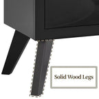 Yaheetech Modern Vintage 2-Drawer Nightstand End Table for Living Room