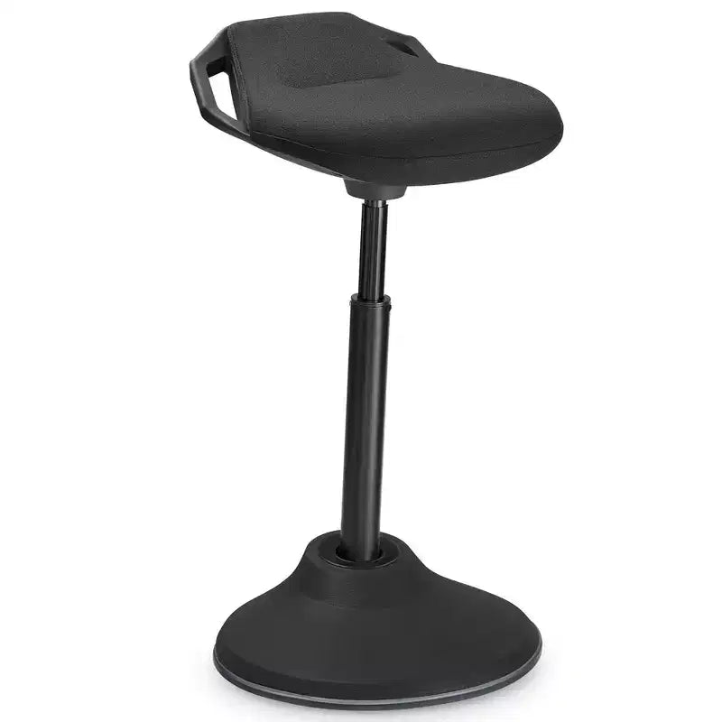 SONGMICS Standing Desk Chair, Adjustable Ergonomic Standing Stool,Swivel Sitting Balance Chair, Anti-Slip Bottom Pad