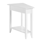 Convenience Concepts American Heritage Wedge End Table with Shelf