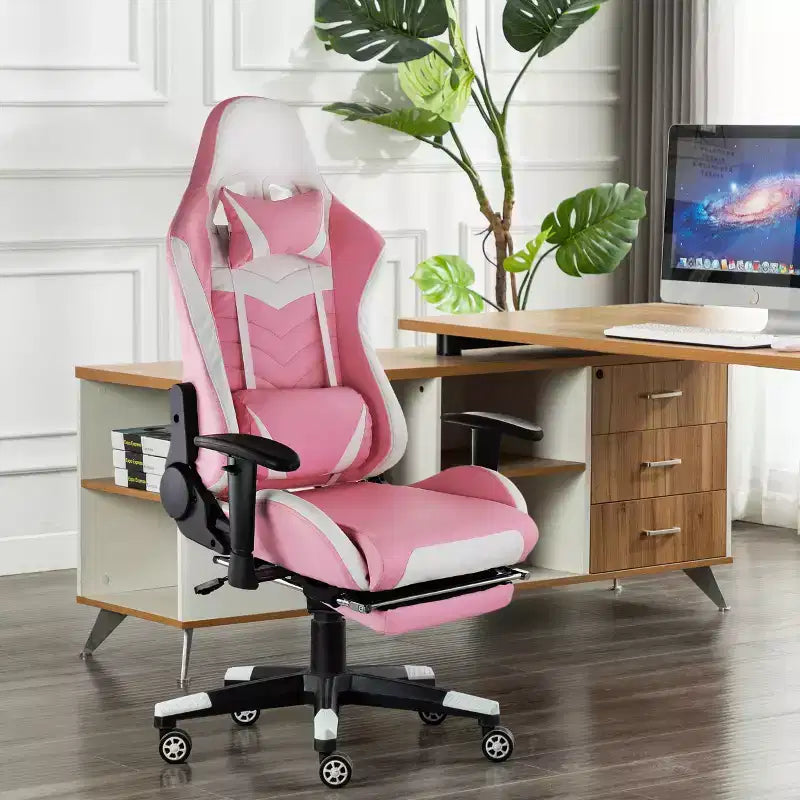 Sedia da gaming GameFitz con cuscino poggiatesta