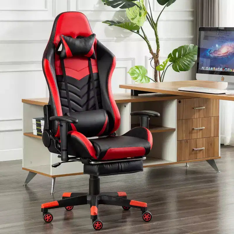 Sedia da gaming GameFitz con cuscino poggiatesta