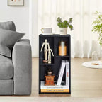 VECELO 3 Shelf Bookcase, Wood Bookshelf and Bookshelves
