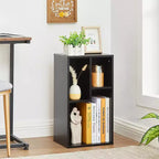 VECELO 3 Shelf Bookcase, Wood Bookshelf and Bookshelves