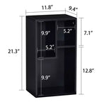 VECELO 3 Shelf Bookcase, Wood Bookshelf and Bookshelves