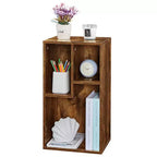 VECELO 3 Shelf Bookcase, Wood Bookshelf and Bookshelves
