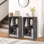 VECELO 3 Shelf Bookcase, Wood Bookshelf and Bookshelves