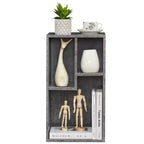 VECELO 3 Shelf Bookcase, Wood Bookshelf and Bookshelves