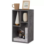 VECELO 3 Shelf Bookcase, Wood Bookshelf and Bookshelves