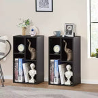 VECELO 3 Shelf Bookcase, Wood Bookshelf and Bookshelves
