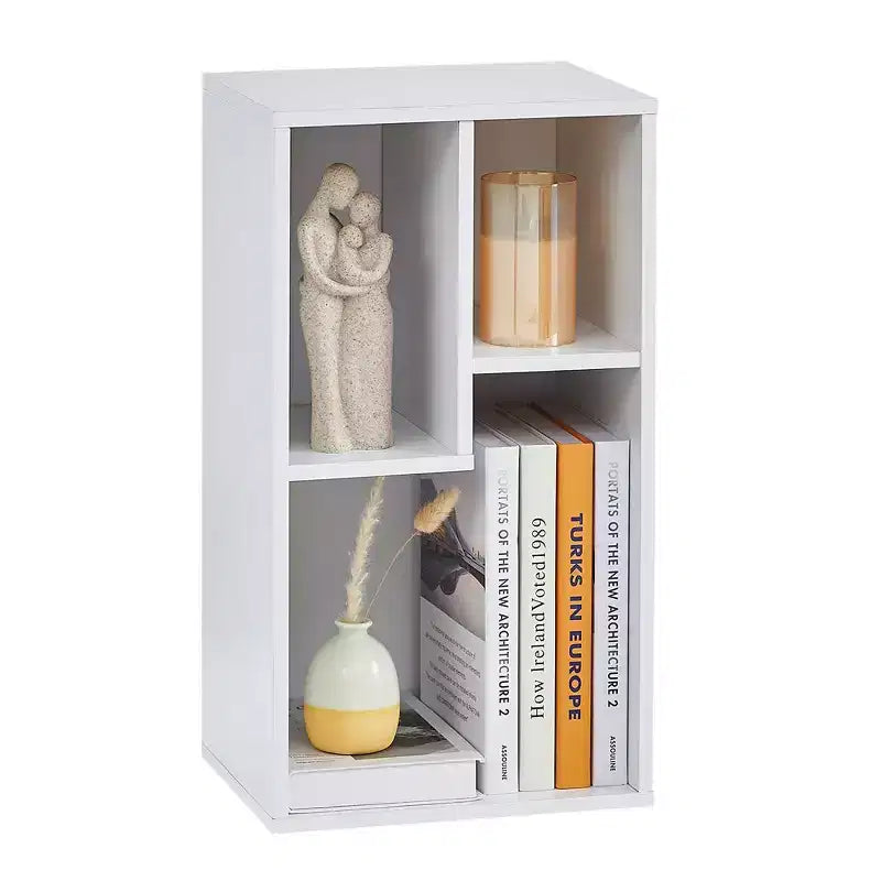 VECELO 3 Shelf Bookcase, Wood Bookshelf and Bookshelves
