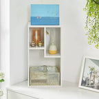 VECELO 3 Shelf Bookcase, Wood Bookshelf and Bookshelves